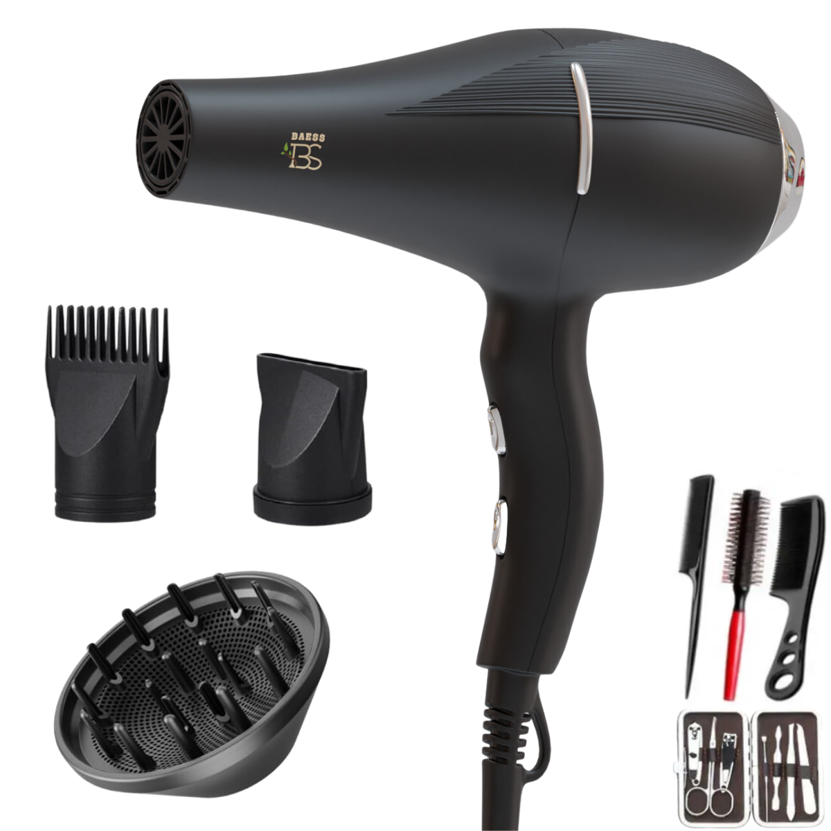 Fohn met diffuser reisfohn haardroger hair dryer 